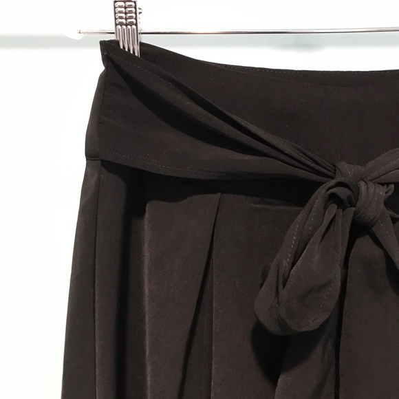 Double Zero Black Wide Leg Palazzo Pants Size M - Picture 3 of 6